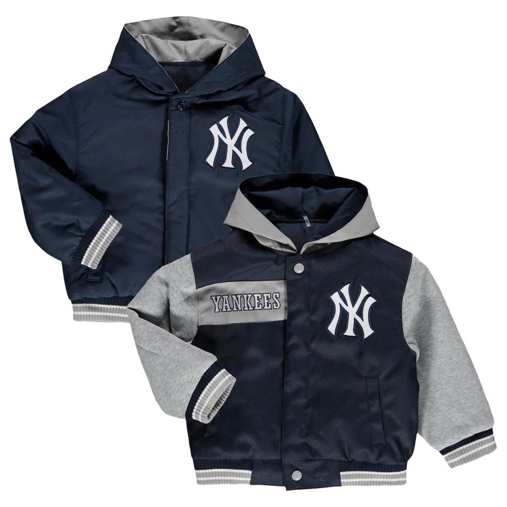 Official NY Yankees Youth Reversible Hoodie